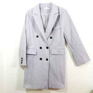 NWOT Martina grey long overcoat pea coat 2XL